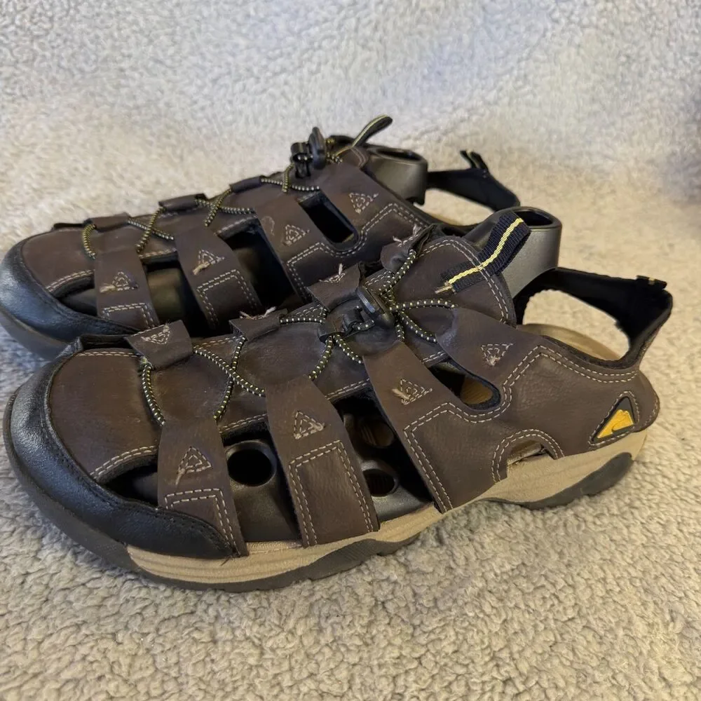 Ozark Trail Sandals 11 Bungee Tie Closed Toe Shoes Hiking Trail Water Fisherman